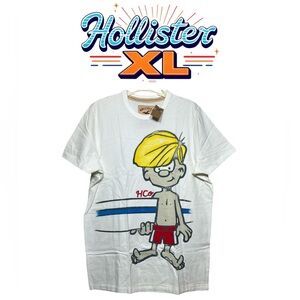 👕 Waxer Hollister Tee size XL 100 % cotton NWT